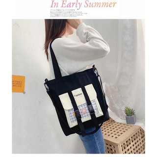Korean Canvas Bag (Design No.107) Backpack Shoulder Crossbody Tote bag Katsa Sling bag