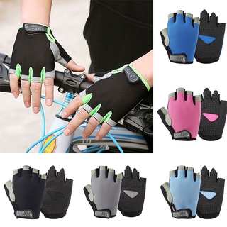 Cycling Anti-Slip Half Finger Gloves Breathable Mesh sweat-absorbent Sports Glove