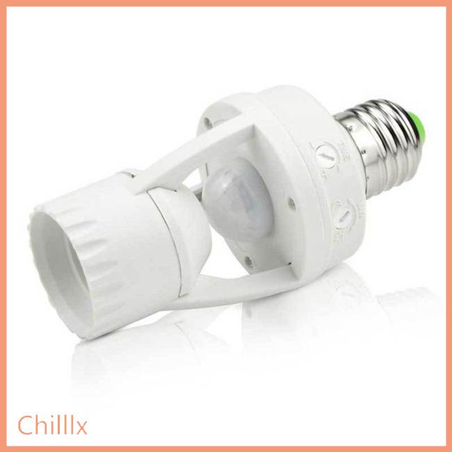 E27 LED Lamp Bulb Holder Light Socket Switch Infrared PIR Motion Sensor (5)