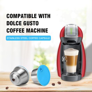 New Version Coffee Capsule For Dolce Gusto Reusable Stainless Steel Filter Cup For Nescafe Cofee Mac