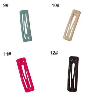 【LK】1Pc Fashion Girl Candy Color Hairpin Snap Barrette Bendy Hair Clip Bobby Pin (7)
