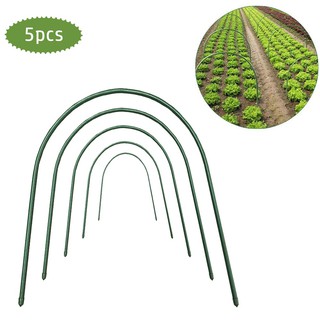 5Pcs Garden Hoops, Rust-Free Mini Greenhouse Hoops Greenhouse Plant Tunnel Arches Grow Tunnel 50 x 48cm