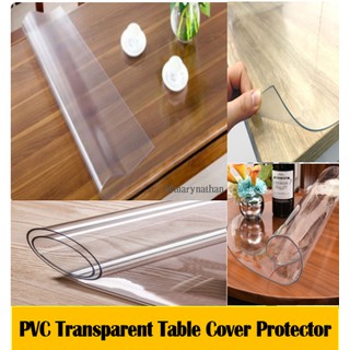 Table Cover Protector Very Thick PVC Plastic Non Slip Easy to Clean (1)