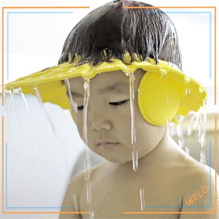 ۞Safe Shampoo Shower Bathing Bath Protect Soft Cap Hat For Baby Wash Hair Shield Bebes Children Bath