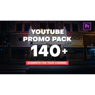Youtube Channel 2-Kit - Subscribe and Like Buttons, Transitions, Template - After Effects
