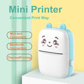 READY STOCK Mini Portable Thermal Printer Paper Photo Pocket Thermal Printer 57 Mm Printing Wireless