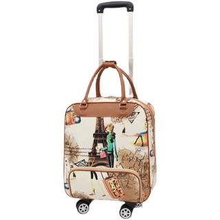 Foldable Bags Korean Style Trolley Bag Trolley Case Portable Travel Bag Folding Women's Luggage Bag