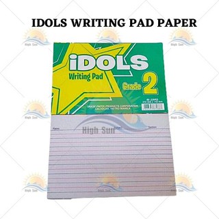 IDOLS KIDS WRITING PAD PAPER Grade 1 - 4 (10pads in a Ream) (3)