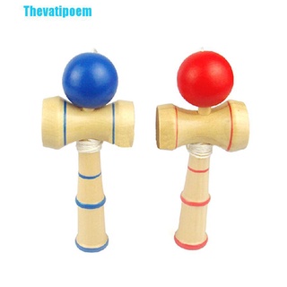 Thevatipoem Kid Funny Kendama Ball Japanese Traditional Wood Game Skill Educational Toy Gift