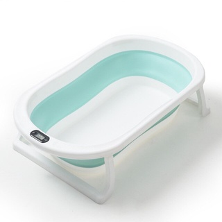 ﹊┋Baby Bathtub Portable Bath Tub Sit Lie Newborn Baby Folding Tub Home Infant Children's Bath Barrel