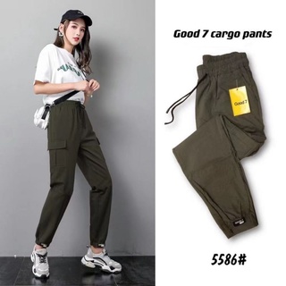 Good 7 cargo jogger pants for women fits from 25-32 waistline 5586#