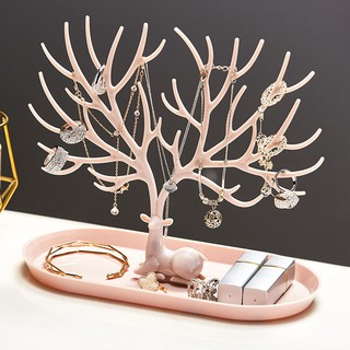 Earring Storage Rack Earrings Earring Display Stand Hanging Necklace Artifact Hand Jewelry Household Packing Box Jewelry Box