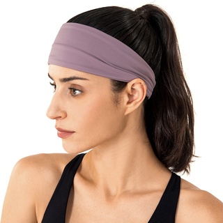 Sports hair band wearing sweat-absorbing headscarf men's yoga running fitness wide hair bundle