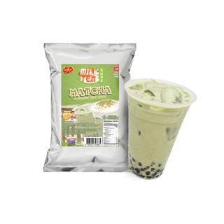 inJoy Matcha Milk Tea 500g | Instant Powdered Milk Tea Drink