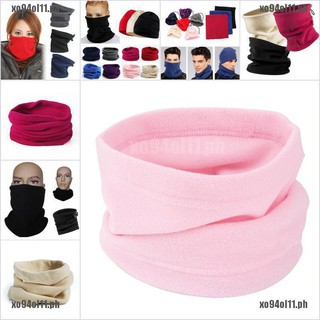 【XO*COD】Women Thermal Warm Fleece Scarf Snood Scarf Neck Warmer Beanie Ski Balaclava Hat