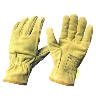 【COD】Electric Welding Working Driving Leather Gloves Unisex