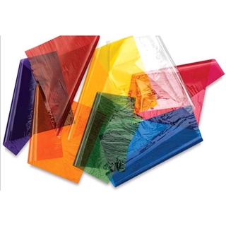 Gift Wrappers○COLORED PLASTIC CELLOPHANE