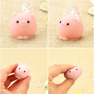 WHPH Mochi Pig Ball Squishy Squeeze Healing Fun Toy Gift Relieve Anxiety Decor