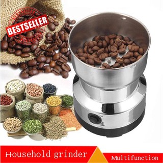 Electric Stainless Steel Coffee Bean Grinder Home Grinding