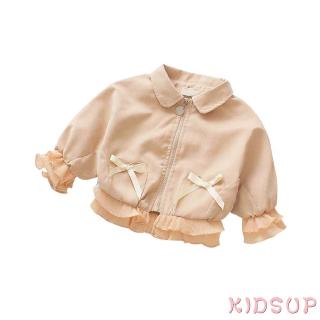 ✿KIDSUP✿Kids Baby Girls Outerwear Zipper Coats Autumn Winter (9)
