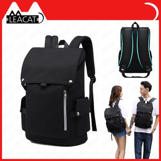Ready Stock【 Leacat 】 New Waterproof Large Capacity Travel Backpacks Men Laptop Backpack For Teenage