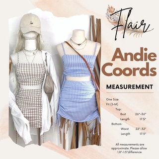 Andie Coords — Ribbed Knit Side Ruched Top and Skirt Set | Flair Clothing