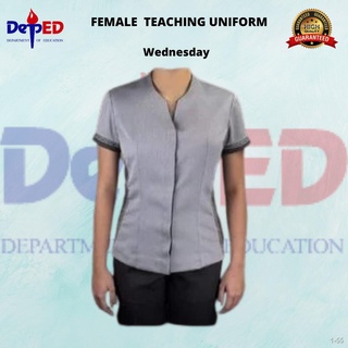 ℡✚Prescribed School Teacher Uniform Female Set - By DepEd Official Standard - High Quality (3)