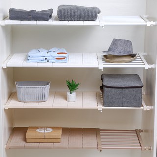 Adjustable Closet Organizer Bathroom Cabinet Holders Kitchen Storage Rack Wardrobe Shelf (5)