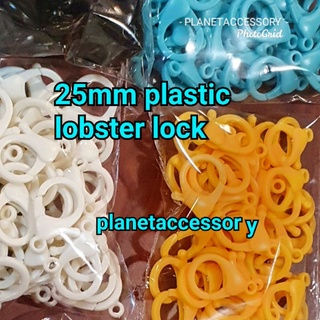 lanyard plastic lobster lock 25mm