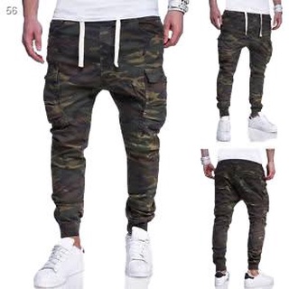 Hot saledurable♚▽✉Korean Fashion cargo pants Casual jogger Six pocket pants Unisex