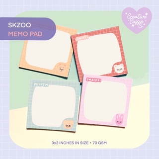 Stray Kids SKZOO Kpop Memo Pad (Handmade) by Creative Cassie Co. (1)