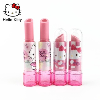 Hello Kitty Lipstick Eraser Hello Kitty Like A Skin Wipe Student Cartoon Cute Eraser School supplies