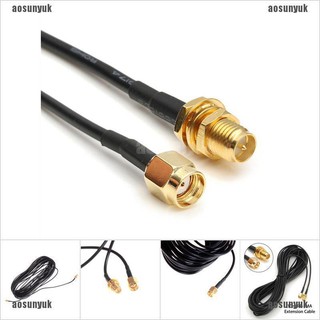 [aosunyuk]10M/33ft Antenna Connector RP-SMA Extension Cable Cord For WiFi Wirele