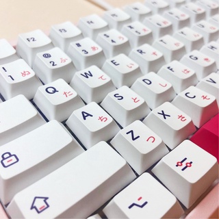 Kon Momo Keycap Cherry Profile 130 Keys PBT Dye Sublimation Compatible Gaming Mechanical Keyboard (5)
