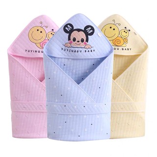 COD☑️Infant Baby Newborn Swaddle Receiving Blanket Cute Boys Girls Wrap DP