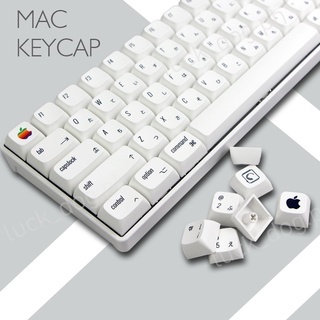 MAC Japanese 124-key PBT Keycap XDA Profile Is Suitable for Mechanical Keyboard Key Cap 61 64 87 104 Layout