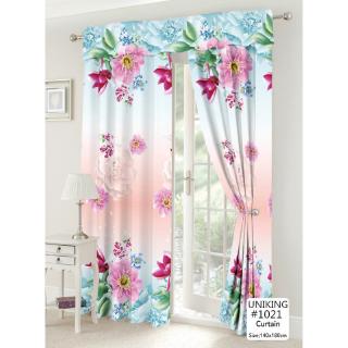 Glory Floral Curtains Sale Flower Printed Curtain for Window Bedroom Door Home Decor 140x180cm 1PC