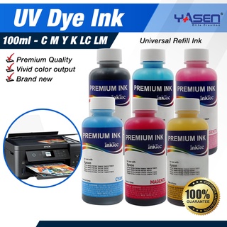 Premium UV Dye Ink 100ml 6 Colors Printer Ink Universal Refill Ink | Inktec Brand