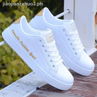 №2020 autumn and winter new men s casual sports shoes all-match Korean wave board male fashion trend student white (1)