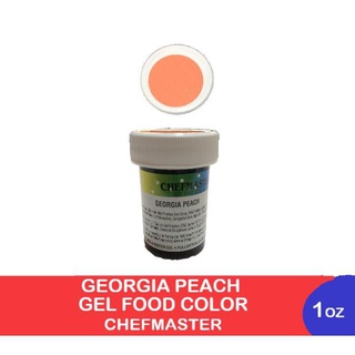 Food Coloring▲☌☄Chefmaster Gel Food Color Georgia Peach & Super Navy Blue 1oz