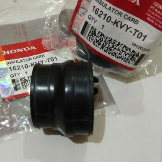 Black Rubber Insulator Carburetor for Honda Beat Spacy Scoopy
