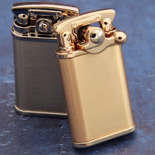 Unusual Windproof Metal Cigarette Cigar Lighter mini torch Kerosene Cigarette camping lighter Gadge