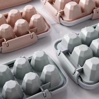 Living◙12/18/21 Grids Ice Cube Molder Ice Cube Maker Ice Tray With Cover