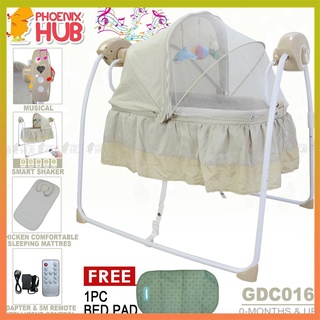 【Available】Phoenix Hub GDC016 Electric Cradle Crib Baby Shaker Multi-Function Baby Swing Cradle Bed