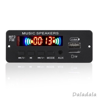 MP3 Player Decoder Board 6-12V Bluetooth Speaker Amplifier Car FM Radio Module Support FM TF USB AUX Recorders