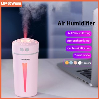 Ultrasonic Car Air Aroma Humidifier With LED Light Mist Maker for Home 260ML