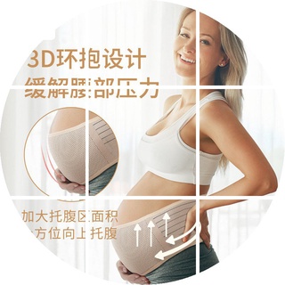 Pregnant Women Belt Care Cummerbund Waist Supporter For Pregnant Women Pregnant Women's Mid-Pregnancy Late Pregnancy Pocket Belly Lift Bellyband