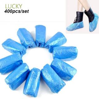 LUCKY 400PCS/Set Boots Plastic Waterproof Disposable Shoe Covers