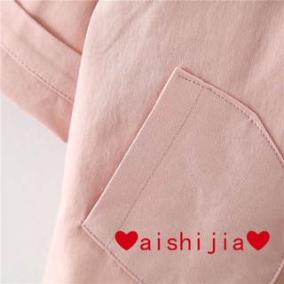 readystock ❤ aishijia ❤【73--110】Children's Clothing Girls' Coat Spring and Autumn Children's Clothes Baby Baby Autumn Trench Coat Girls' Western Style Hooded Outer Wear Loose Korean Style Jacket (4)