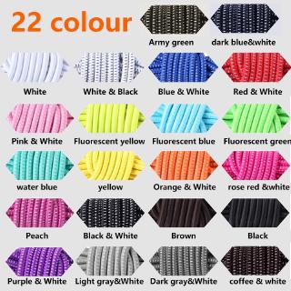 No Tie Shoeslaces Colorful for Kids and Adults Elastic Athletic Shoe Laces for Running Sport (3)